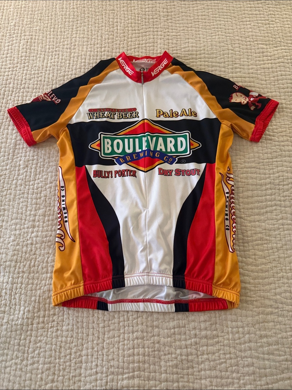 Men’s XL Boulevard Brewing Co. Multi-Color Cycling Jersey